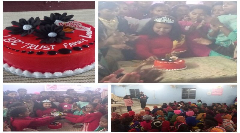 बाल कलाकार लाडो बानी पटेल ने दलित बच्चियों के साथ मनाया अपना 8वां जन्मदिन