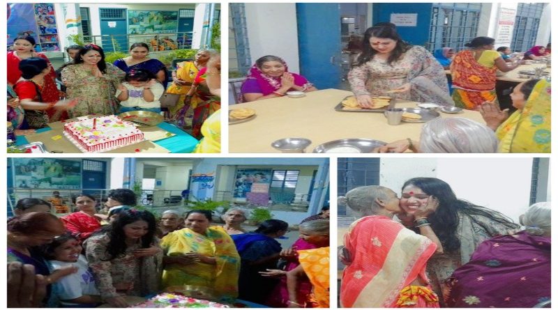 LBFC ट्रस्ट की अध्यक्ष रागिनी पटेल पहुंची सहारा वृद्धाश्रम, बुजुर्गों संग मनाया अपना जन्मदिन