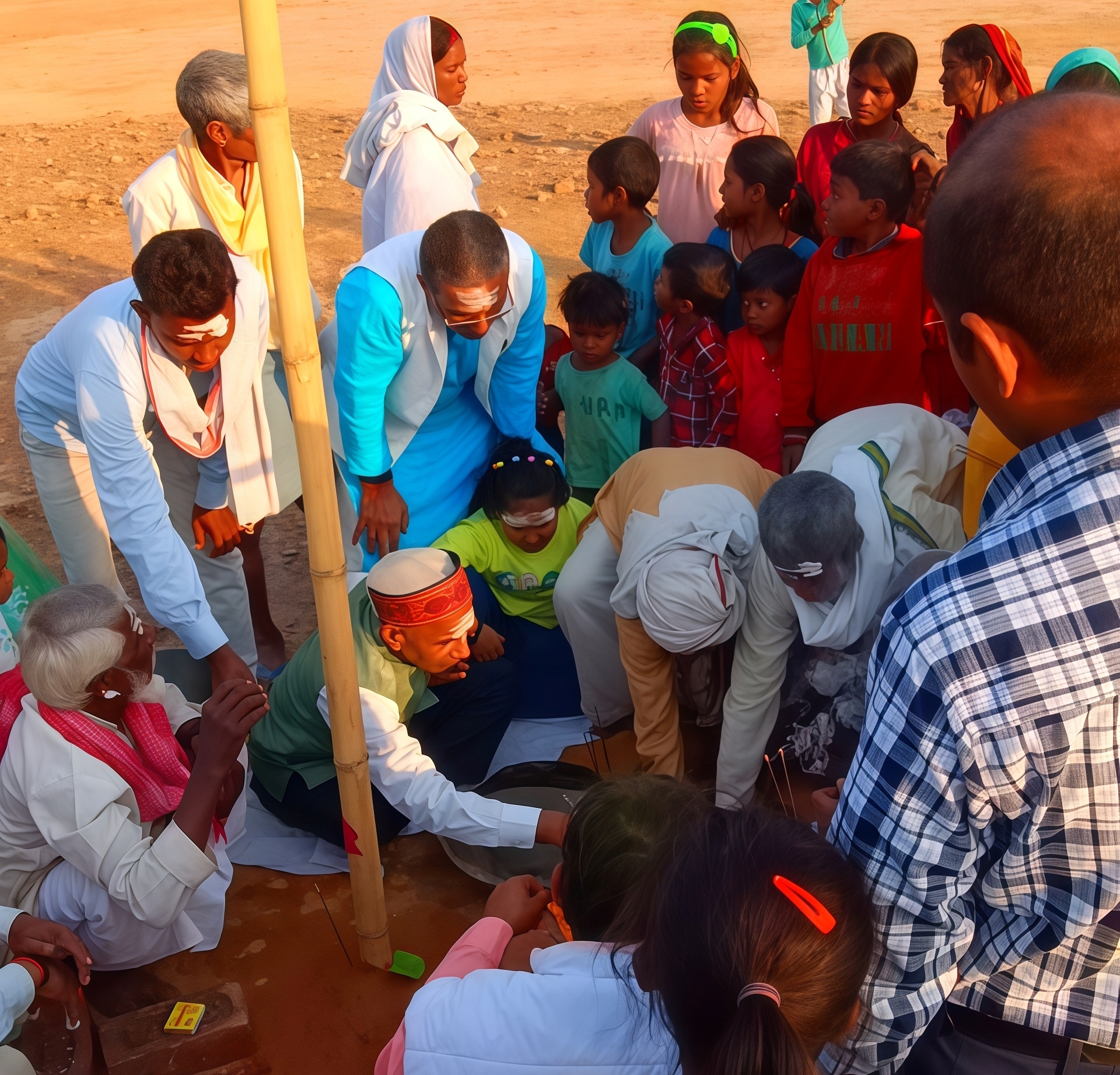 पर्वत पुरुष दशरथ मांझी को नमन, भूमि पूजन